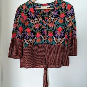Maeve 3/4 length sleeve blouse